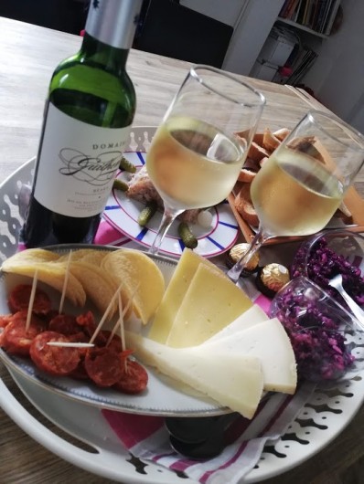 Location de vacances - Chambre d'hôtes à Salies-de-Béarn - assiette produits locaux