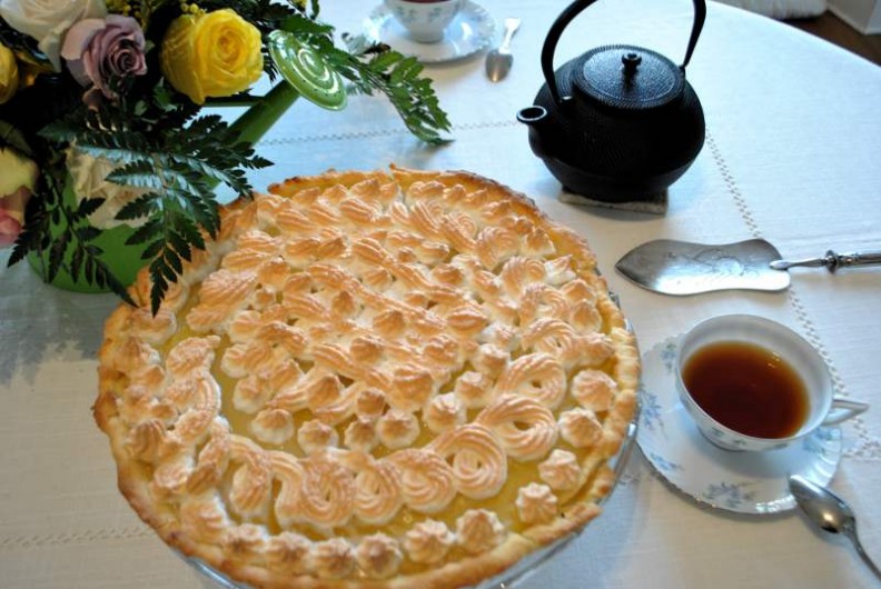 Location de vacances - Chambre d'hôtes à Salies-de-Béarn - la tarte au citron de Corinne