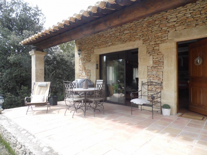 Location de vacances - Mas à Venasque - Terrasse Provence