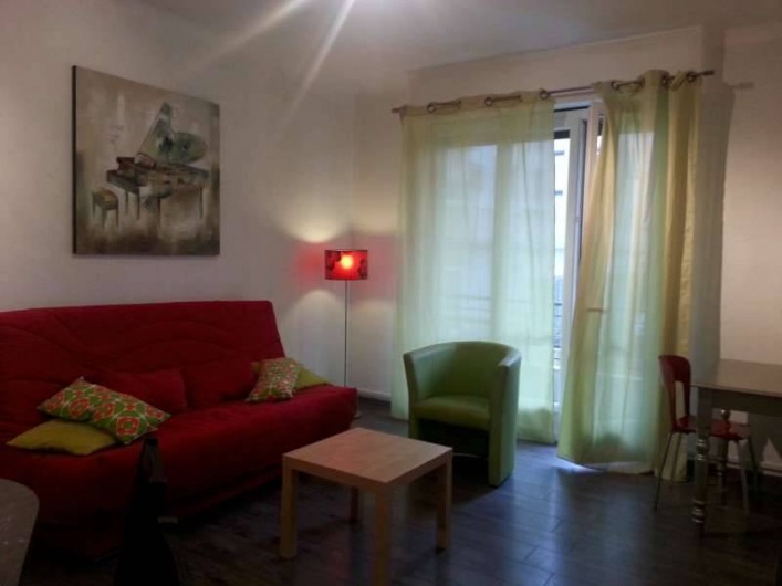 Location de vacances - Appartement à Nice - Le séjour