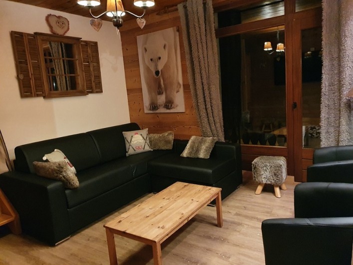 Location de vacances - Appartement à Villaroger - Salon