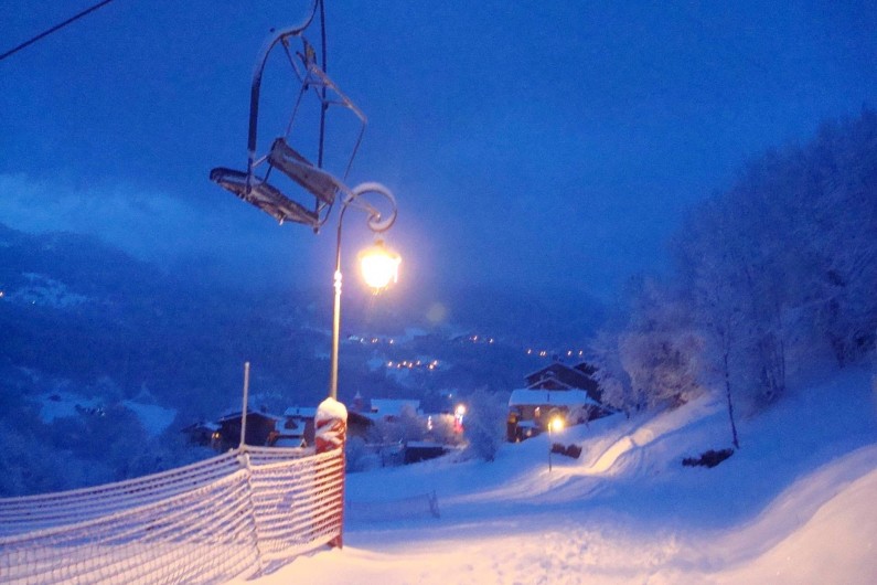 Location de vacances - Appartement à Villaroger - Village de nuit