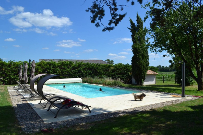 Location de vacances - Gîte à Lougratte - Piscine