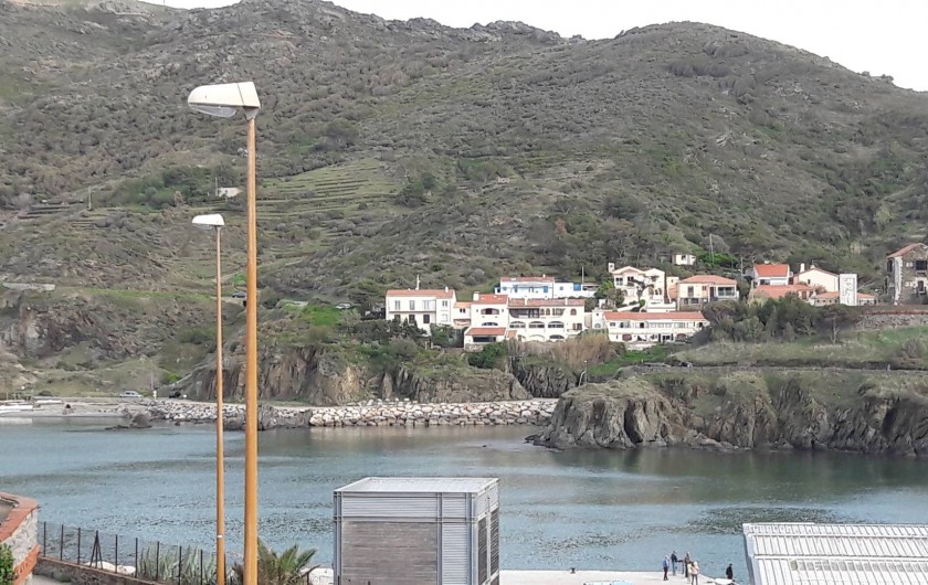 Location de vacances - Appartement à Port-Vendres - vue de la terrasse