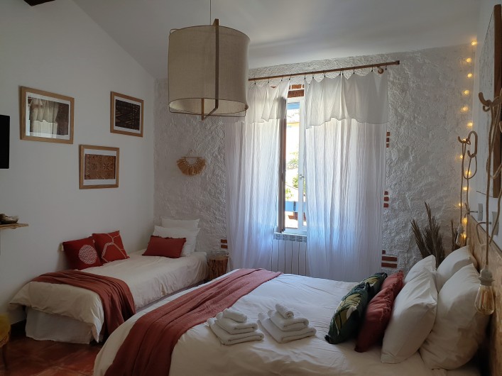 Location de vacances - Chambre d'hôtes à Tautavel - Chambre Triple Capcir