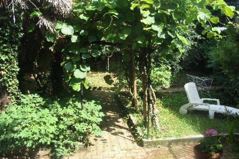 Location de vacances - Appartement à Saint-Alban-Auriolles - Jardin Rez-de-Chaussée