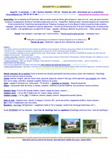 Location de vacances - Mas à Tournon-d'Agenais - piscine securisée 12 x 5
