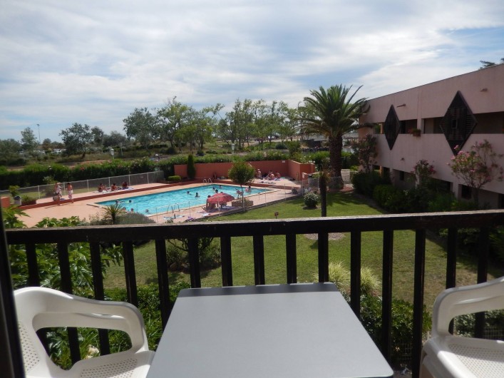 Location de vacances - Appartement à Le Cap d'Agde - PISCINE DANS LA RESIDENCE