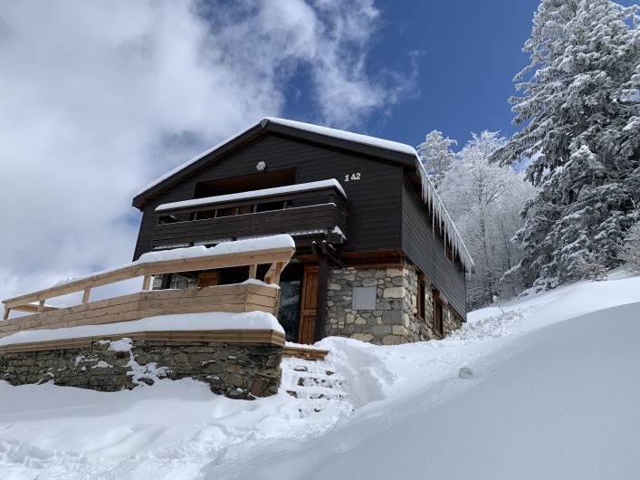 Location de vacances - Chalet à Ustou - vue chalet