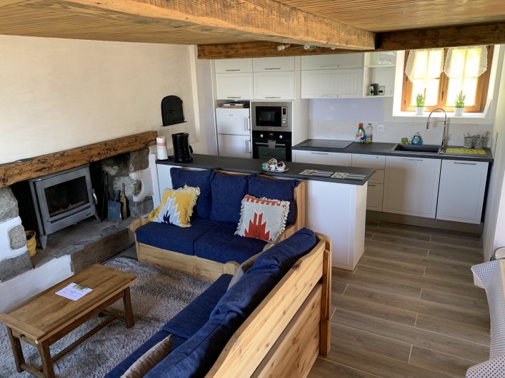 Location de vacances - Chalet à Ustou - salon