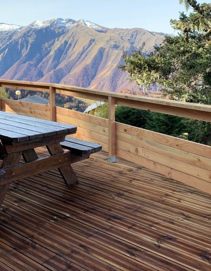 Location de vacances - Chalet à Ustou - terrasse