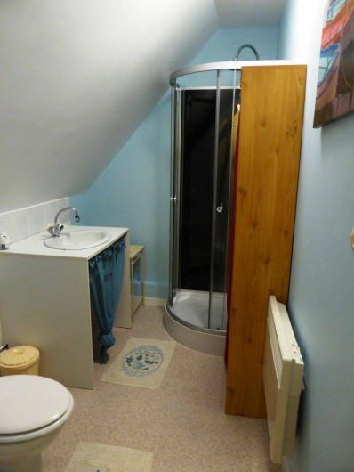 Location de vacances - Gîte à Louvigné-du-Désert - Salle de Douche + WC étage