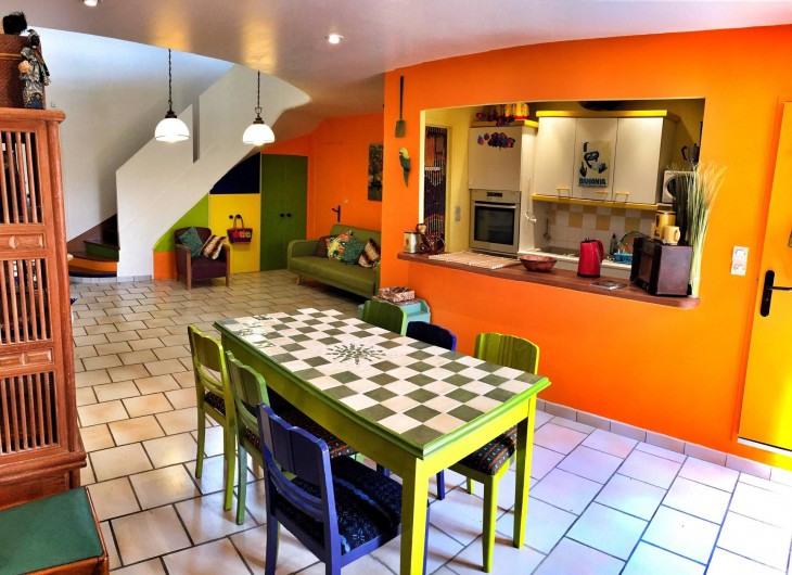 Location de vacances - Gîte à Vicq-sur-Gartempe - Salon Salle à manger