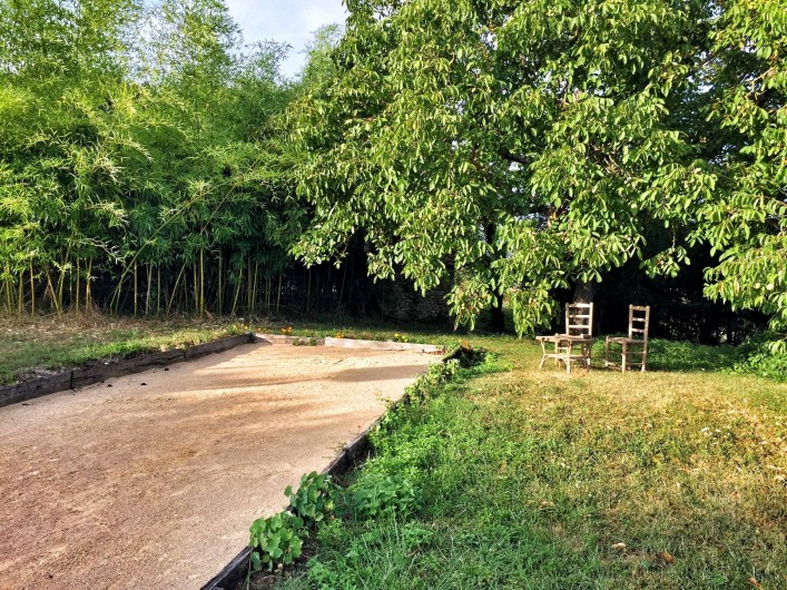 Location de vacances - Gîte à Vicq-sur-Gartempe - Terrain de pétanque