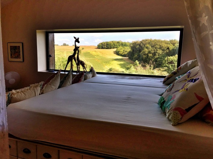 Location de vacances - Gîte à Vicq-sur-Gartempe - Lit panoramique ...