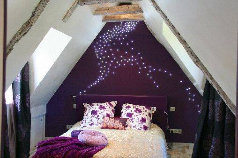 Location de vacances - Villa à Simeyrols - Chambre Parentale à l'étage  clim, lit 160x200cm & Linge fourni