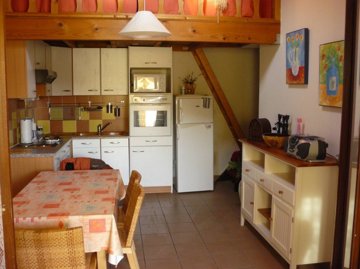 Location de vacances - Villa à Le Barcarès - Séjour cuisine