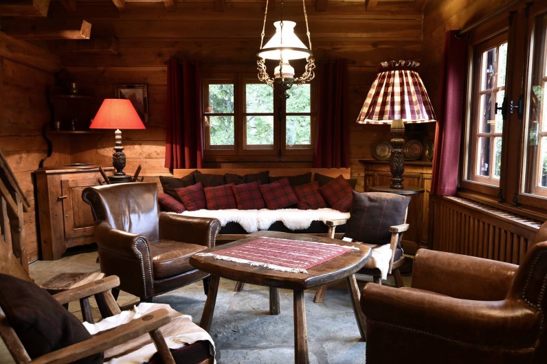 Location de vacances - Chalet à Chamonix-Mont-Blanc - Coin salon