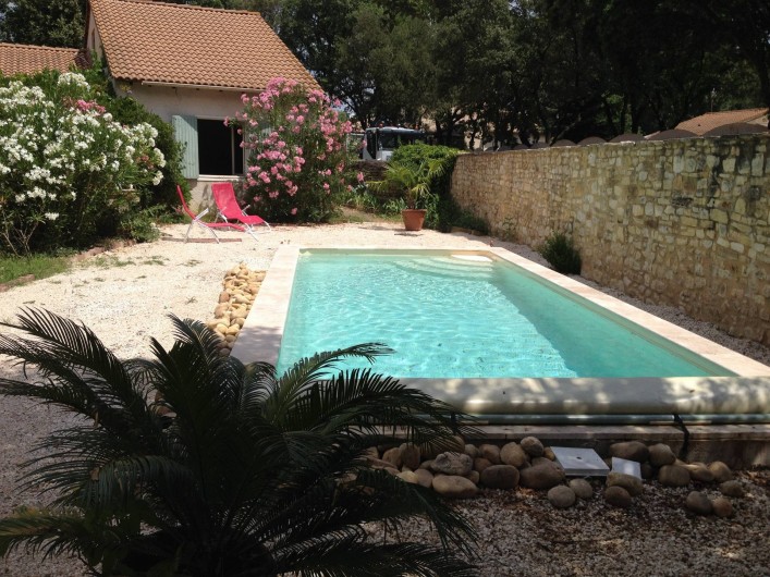 Location de vacances - Maison - Villa à Arpaillargues-et-Aureillac - piscine 8 m et terrasse
