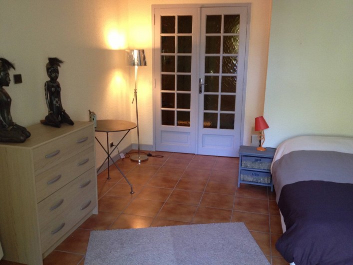 Location de vacances - Maison - Villa à Arpaillargues-et-Aureillac - chambre bleue-studio