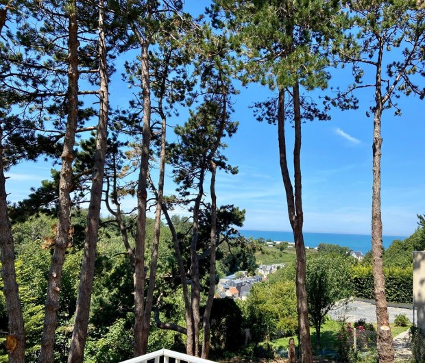 Location de vacances - Gîte à Fécamp - Vue de la terrasse