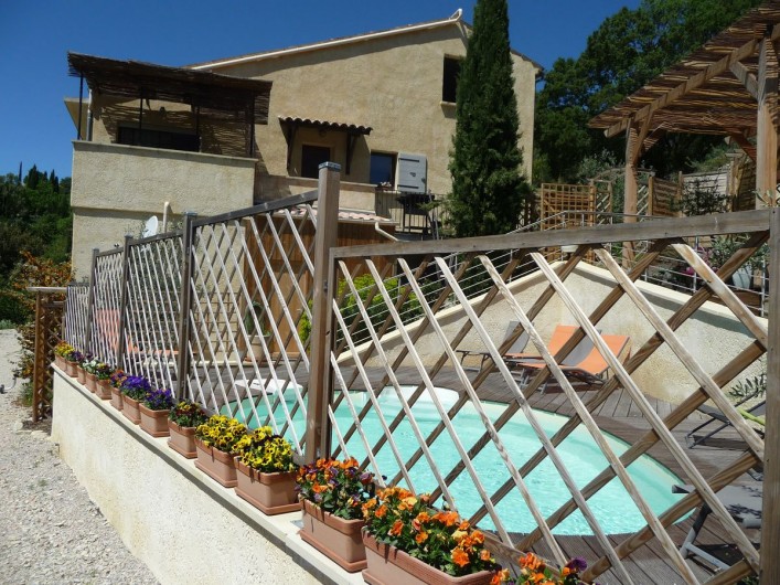 Location de vacances - Gîte à Aubres - Gîte Piscine