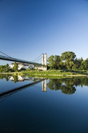 Location de vacances - Villa à Saint-Martin-d'Ardèche - le Pont de Saint Martin entre Ardèche et Gard