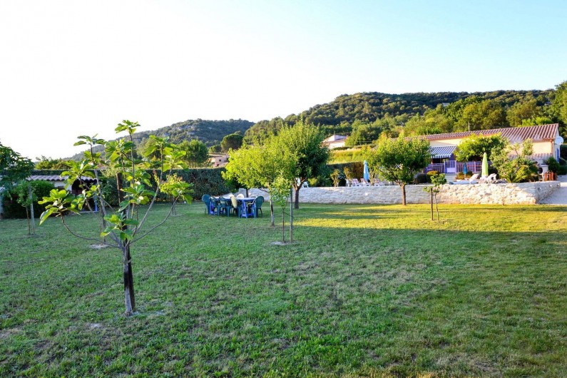 Location de vacances - Villa à Saint-Martin-d'Ardèche - le verger pour les enfants y jouer