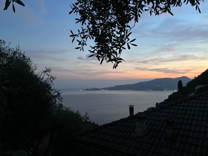 Location de vacances - Villa à Zoagli - Couche de soleil de la terrasse