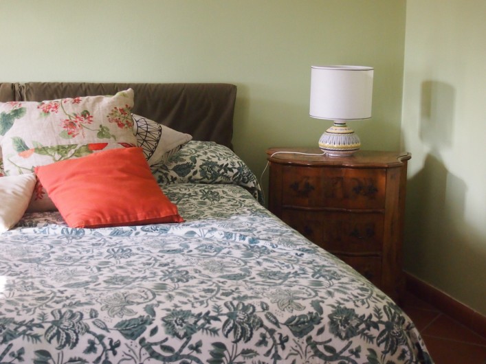 Location de vacances - Villa à Zoagli - Grande chambre au lit