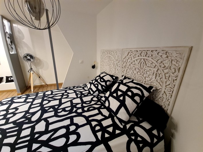 Location de vacances - Appartement à Saint-Montan - Coin nuit