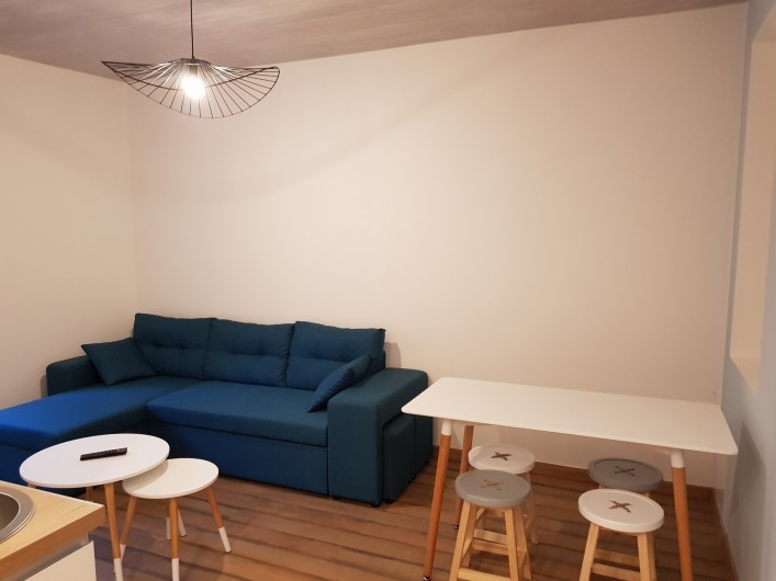 Location de vacances - Appartement à Saint-Montan - Salon Séjour