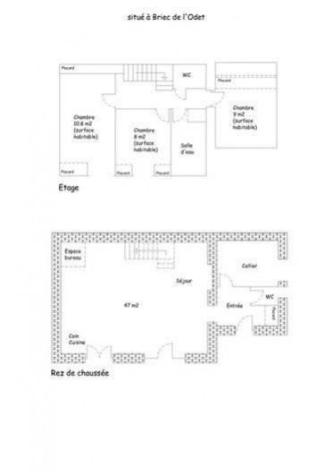 Location de vacances - Gîte à Briec