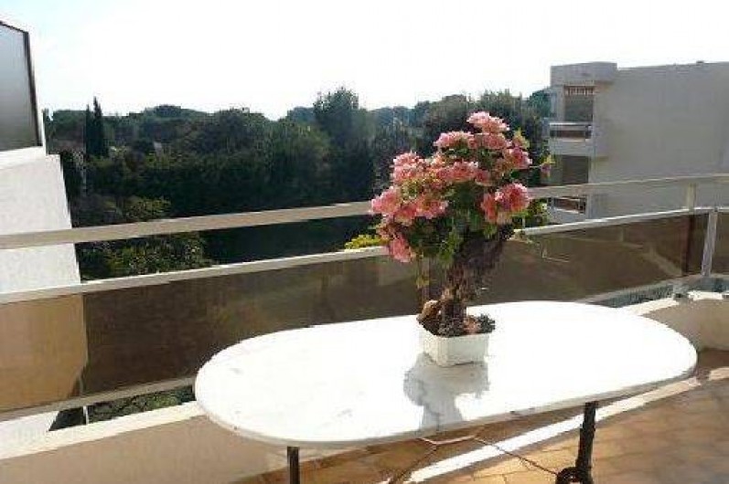 Location de vacances - Appartement à La Ciotat - Terrasse vue dégagée plein sud 