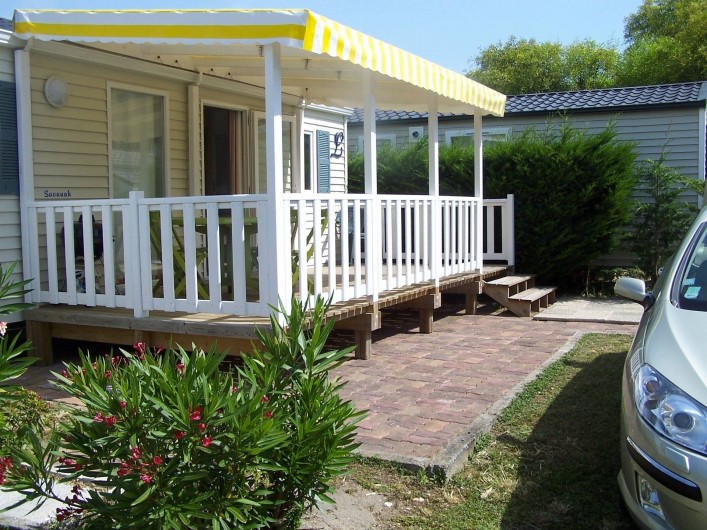 Location de vacances - Bungalow - Mobilhome à Saint-Denis-d'Oléron - vue extérieur