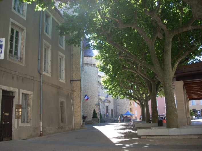 Location de vacances - Villa à Aubenas - Château d'Aubenas, sa place piétonne, ses nombreux restaurants et glaciers