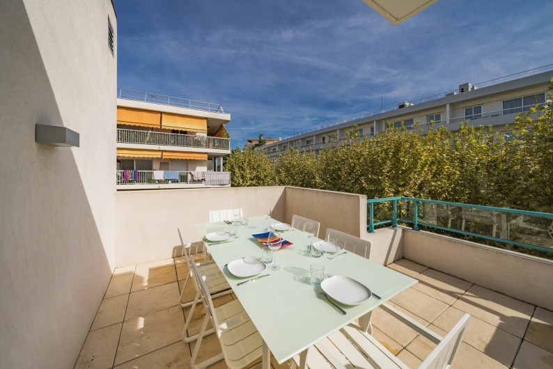 Location de vacances - Appartement à Cannes - Terrasse 48m²