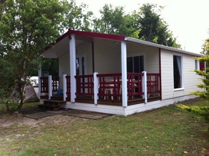 Location de vacances - Chalet à Parentis-en-Born - vue sud-ouest