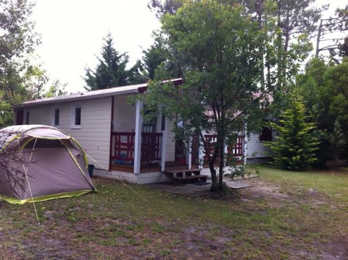 Location de vacances - Chalet à Parentis-en-Born - vue nord  ouest