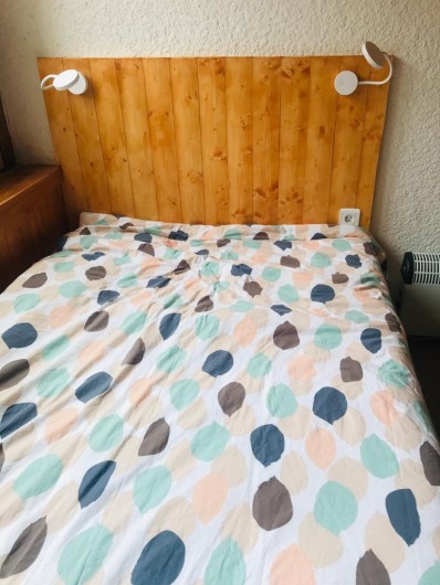 Location de vacances - Appartement à Les Claux - Chambre grand lit