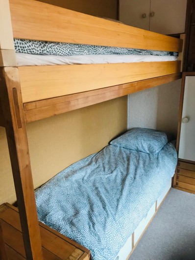 Location de vacances - Appartement à Les Claux - Lits superposés