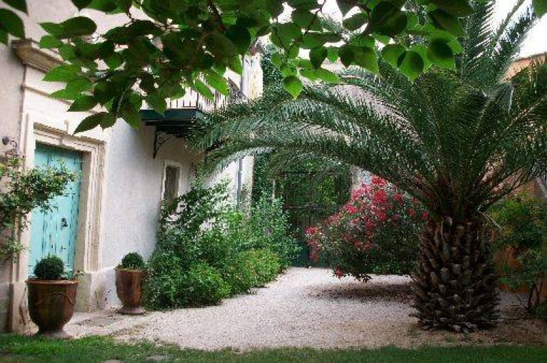 Location de vacances - Chambre d'hôtes à Fabrègues - Jardin intérieur.