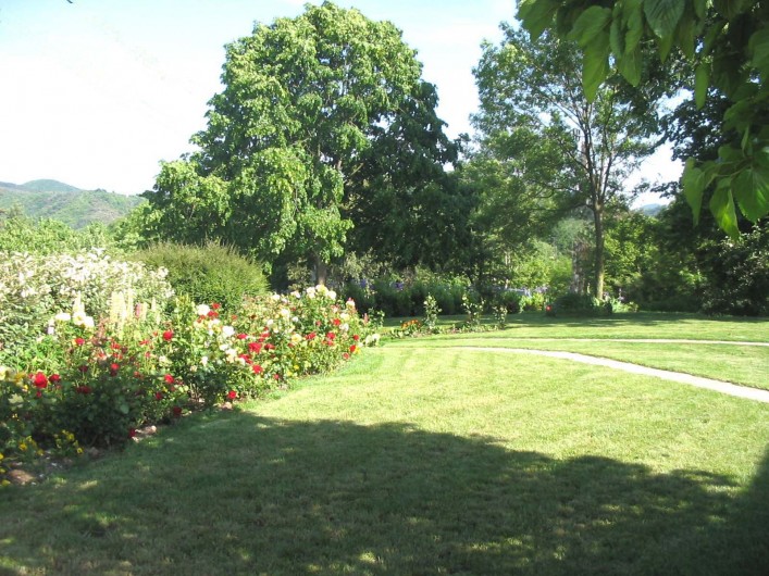 Location de vacances - Gîte à Meyras - Autre vue  du jardin
