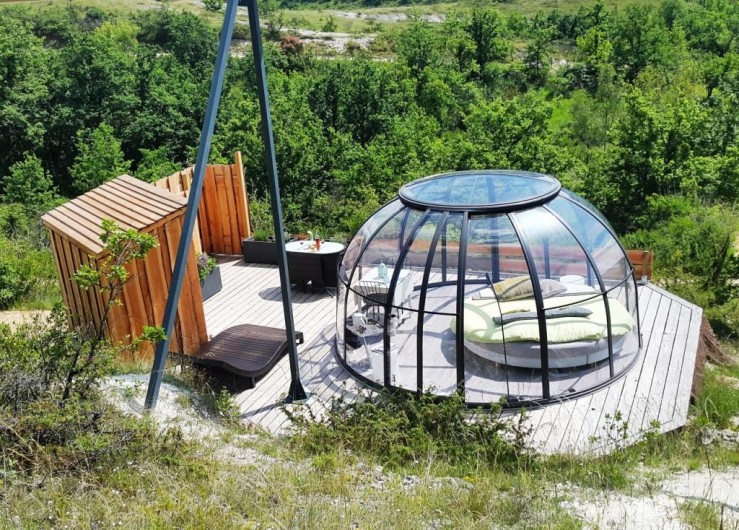 Location de vacances - Insolite à Labastide-de-Penne - Dôme confort