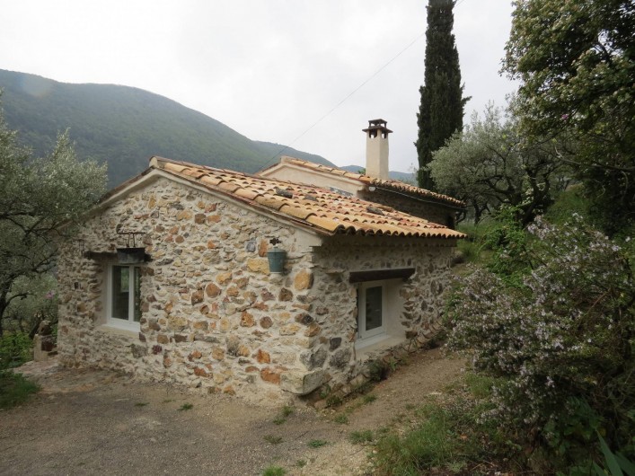 Location de vacances - Villa à Nyons - le cabanon coté  nord