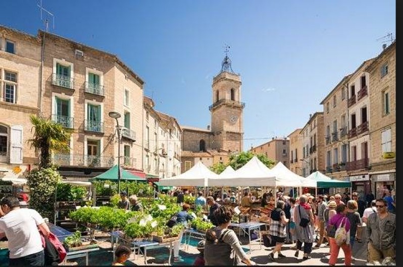 Location de vacances - Appartement à Pézenas - marche du samedi