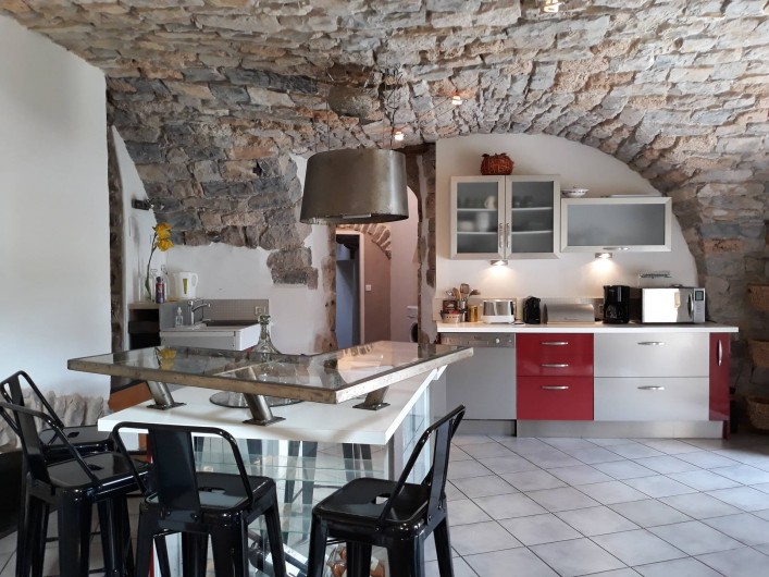 Location de vacances - Gîte à La Cresse - La cuisine américaine