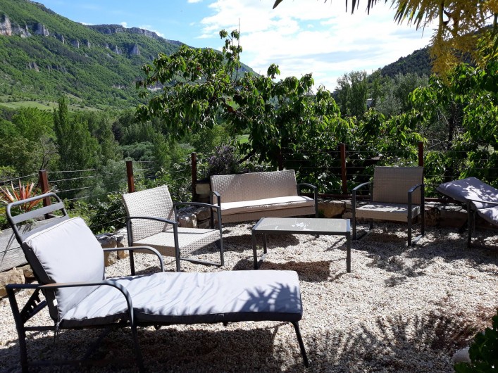 Location de vacances - Gîte à La Cresse - Le salon  de jardin