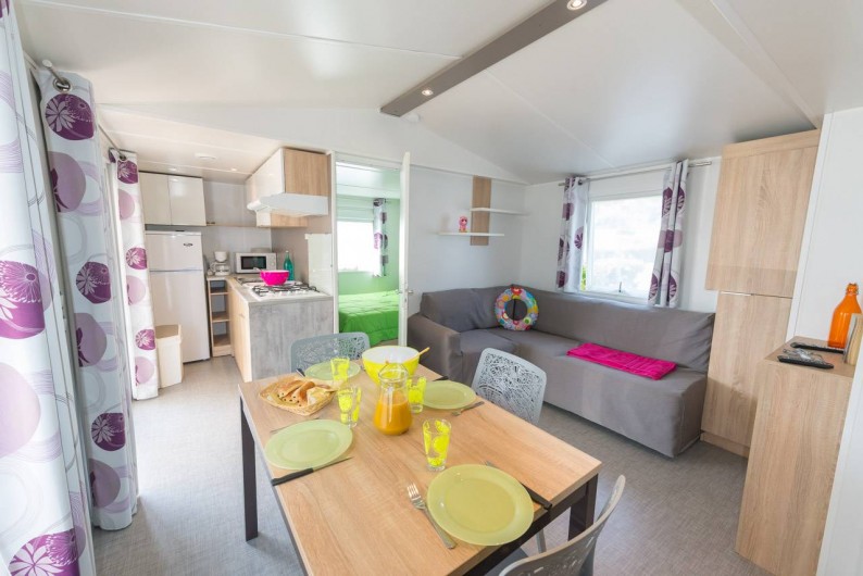 Location de vacances - Camping à Guérande - Mobil-home LUXE 3 chambres 2 salles de bains 2wc