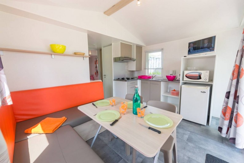 Location de vacances - Camping à Guérande - Mobil-home 2 chambres 1 salle de bains